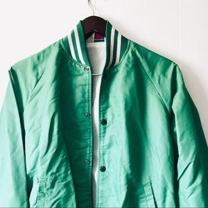 • vintage lightweight green bomber jacket - EVC •